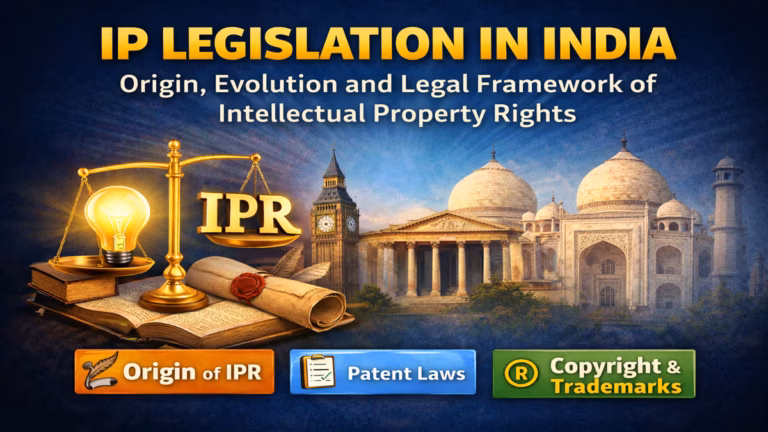 ip legislation in india