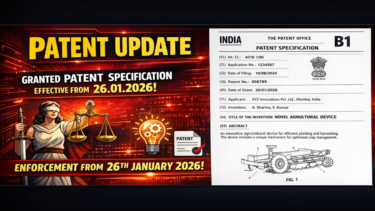 granted patent specification b1