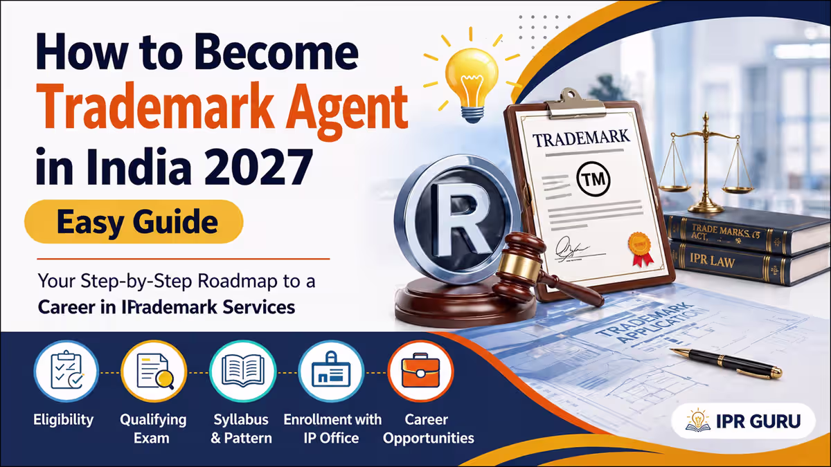 Guide for becoming trademark agent in India, How to become Trademark Agent in India