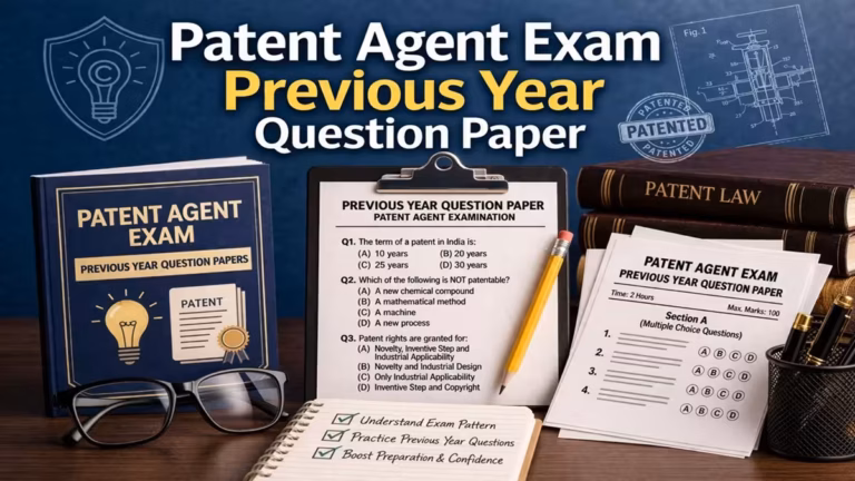 Patent Agent Exam Previous Year Papers