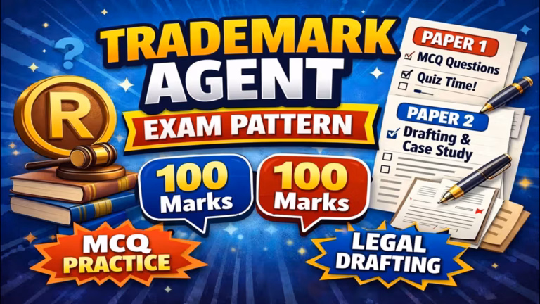 Trademark Agent Exam Pattern